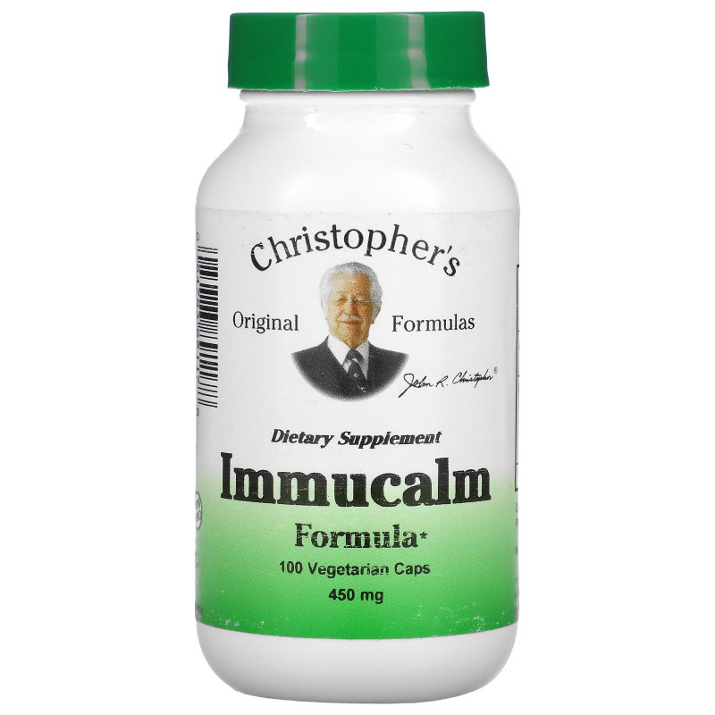 Christopher's Original Formulas, Формула Immucalm, 475 мг, 100 растительных капсул