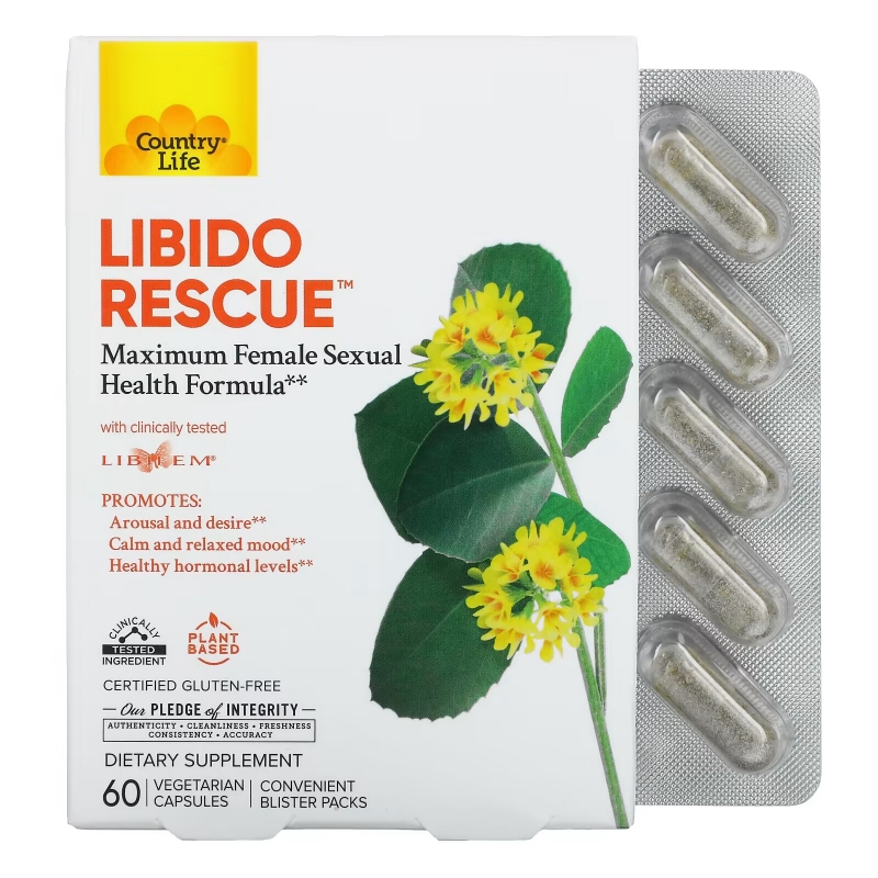 Country Life, Libido Rescue, 60 Vegetarian Capsules