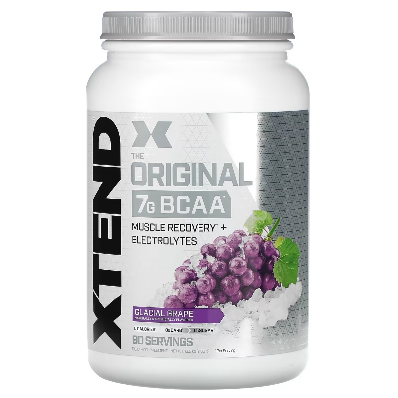 Xtend, The Original 7G BCAA, Glacial Grape, 2.68 lb (1.22 kg)