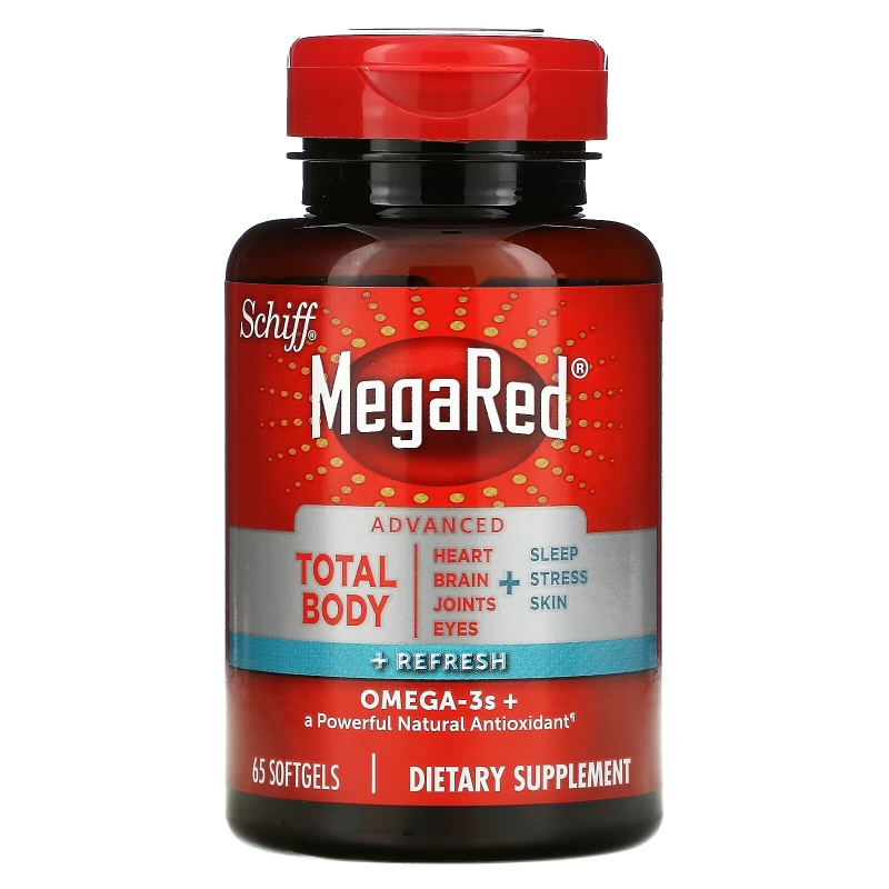 Schiff, MegaRed, Advanced Total Body + Refresh, 65 Softgels