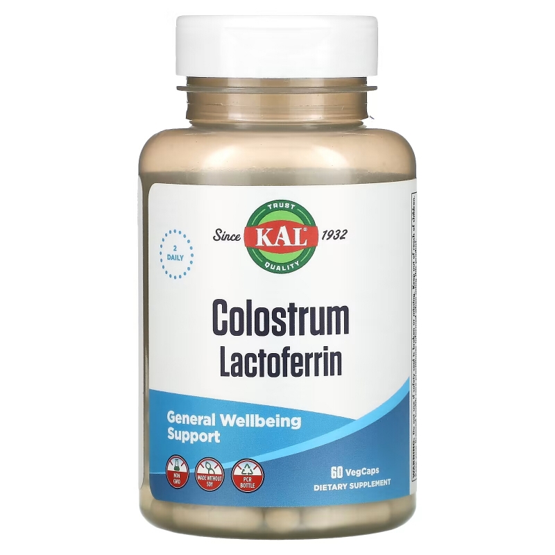 KAL, Colostrum Lactoferrin, 60 VegCaps