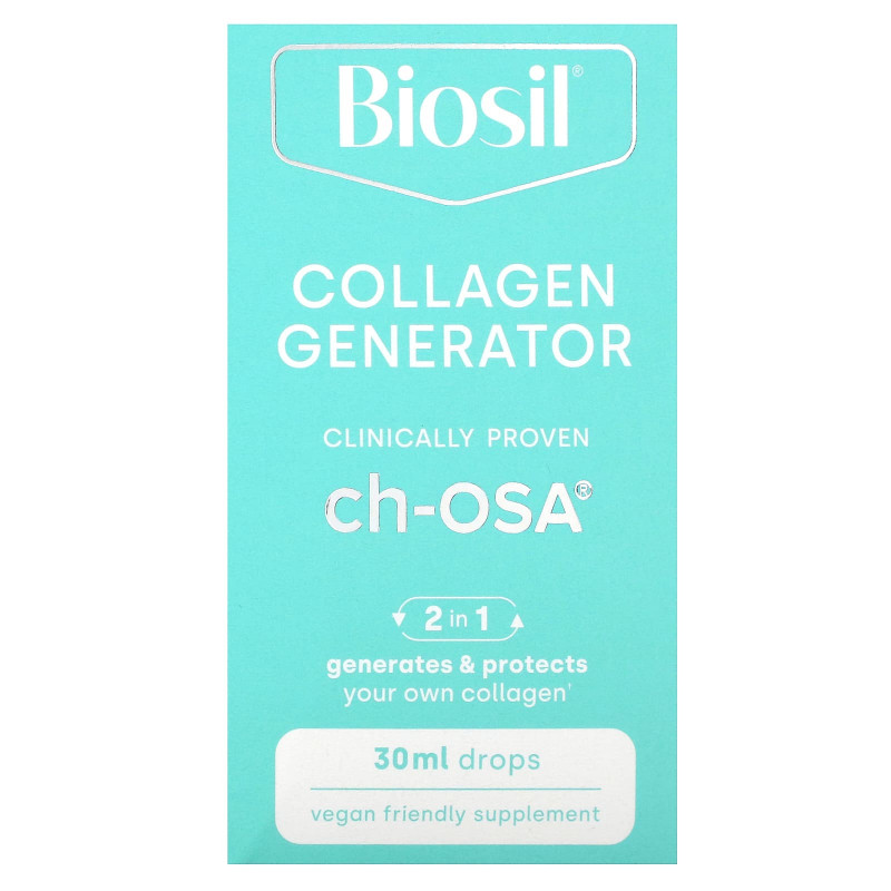 Natural Factors BioSil ch-OSA препарат улучшающий выработку коллагена 1 жидкая унция (30 мл)