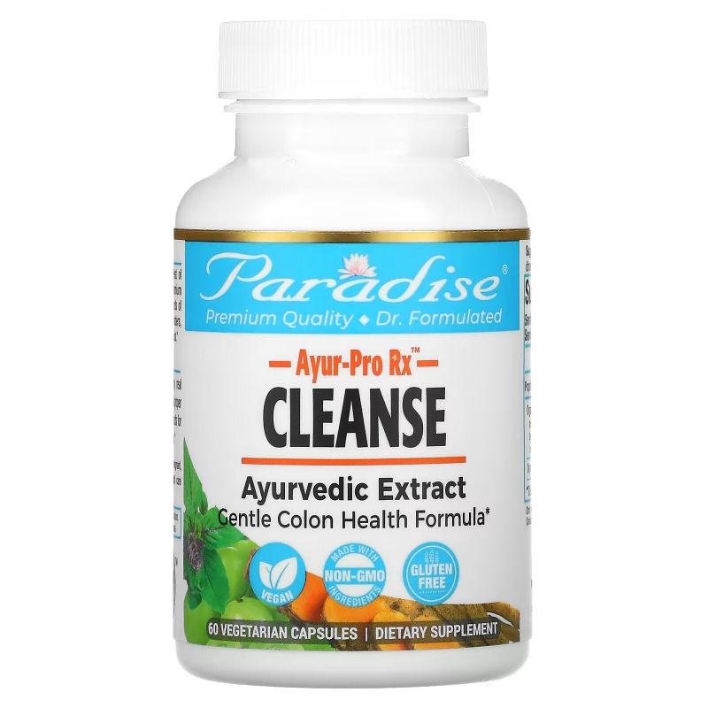 Paradise Herbs, AYRU Pro Rx, Cleanse, 60 Vegetarian Capsules