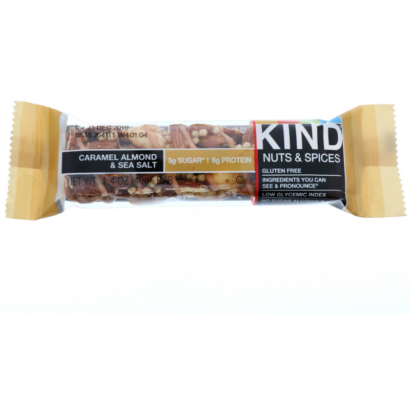 KIND Bars Nuts & Spices Caramel Almond & Sea Salt 12 Bars