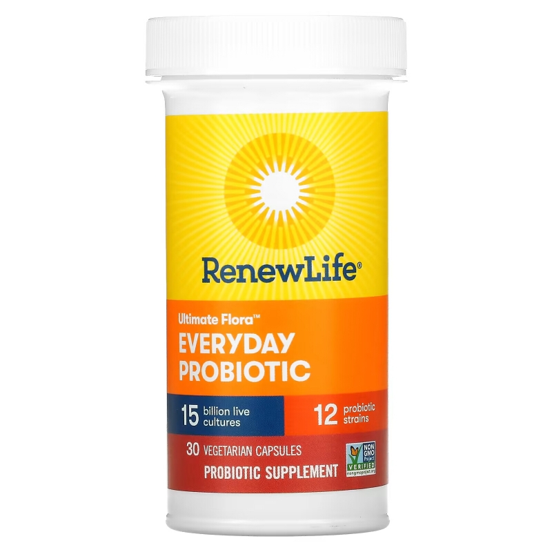 Renew Life, Ultimate Flora, Everyday Probiotic, 30 Vegetarian Capsules