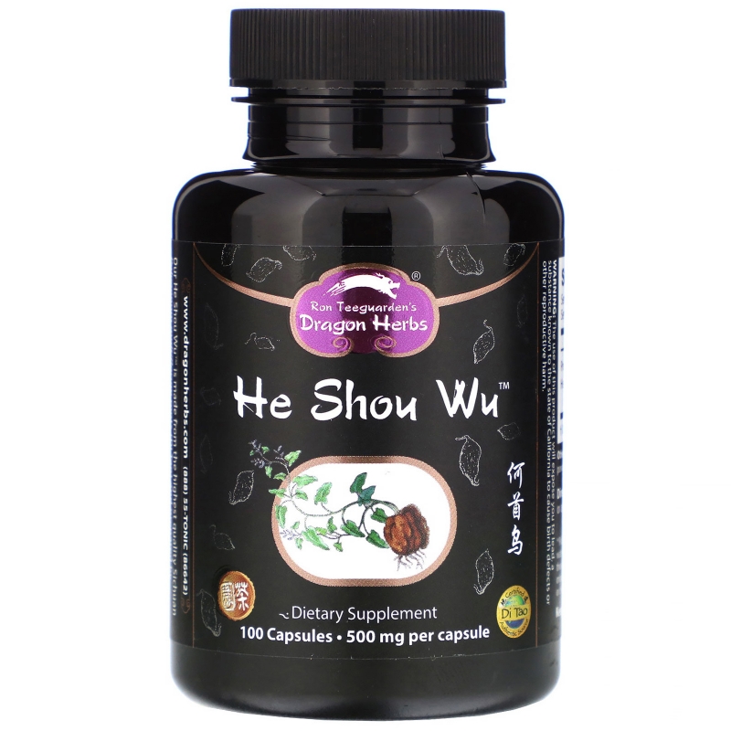 Dragon Herbs He Shou Wu 450 мг 100 капсул