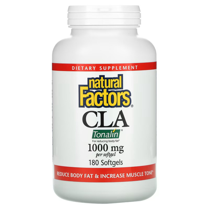 Natural Factors, CLA, Conjugated Linoleic Acid Blend, 1,000 mg, 180 Softgels