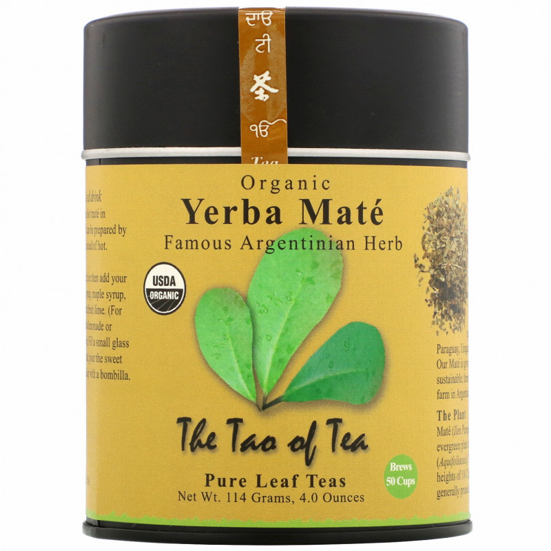 The Tao of Tea, Organic Yerba Mate Tea, 4.0 oz (114 g)