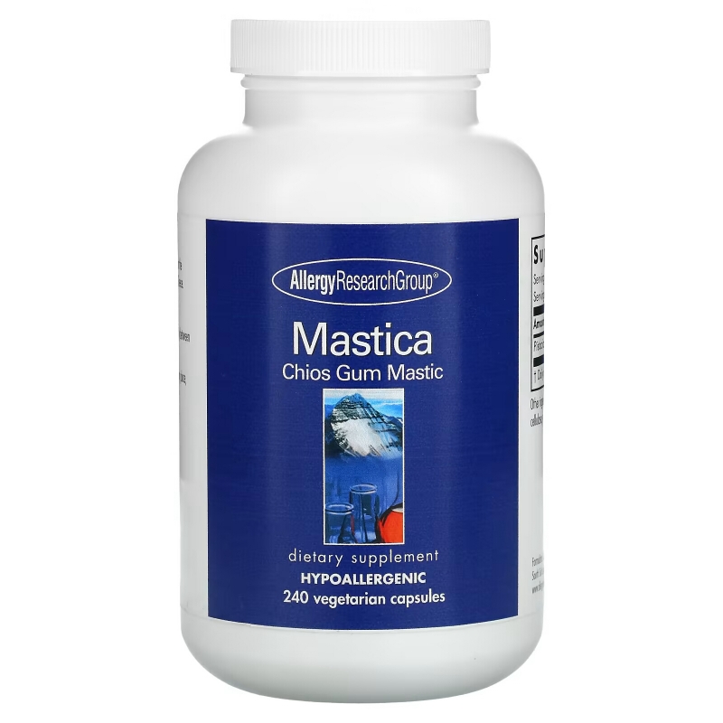 Allergy Research Group, Mastica, Chios Gum Mastic, 240 Vegetarian Capsules