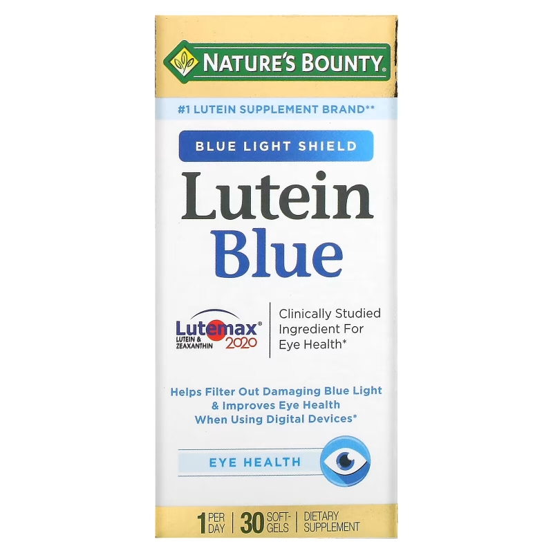 Nature's Bounty, Lutein Blue, 30 Softgels