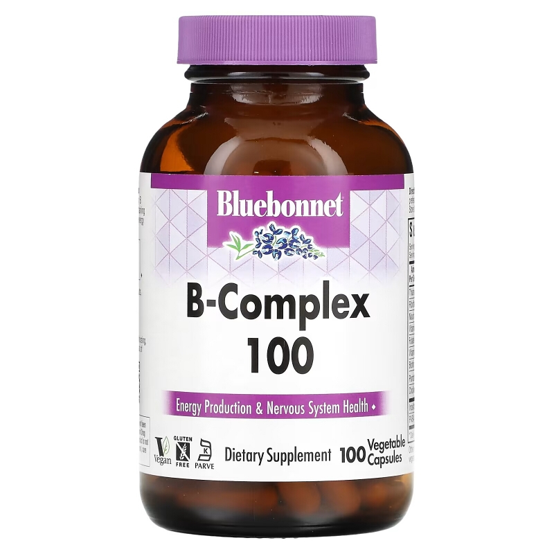 Bluebonnet Nutrition B-комплекс 100 100 капсул на растительной основе