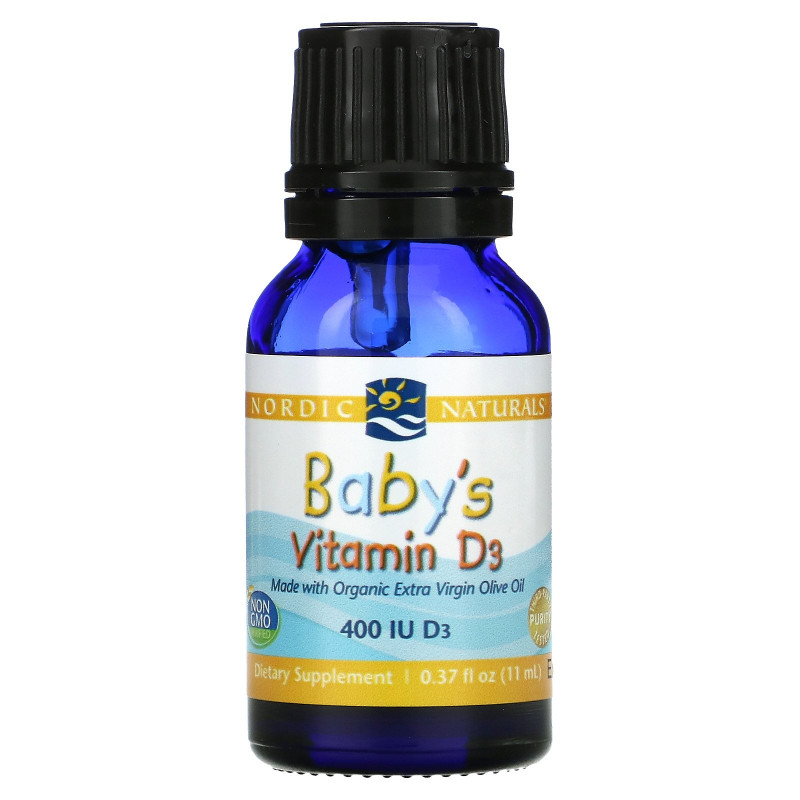 Nordic Naturals Baby's Vitamin D3 0.36 fl oz (11 ml)