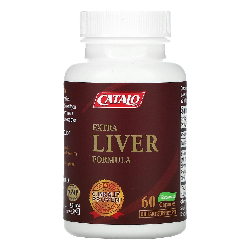 Catalo Naturals, Extra Liver Formula, 60 Vegetarian Capsules