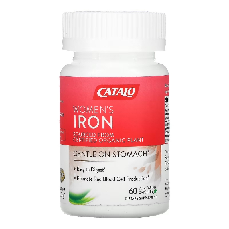 Catalo Naturals, Women's Iron, 60 Vegetarian Capsules