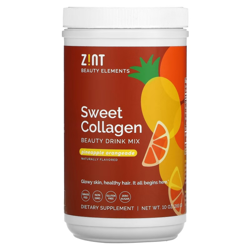 Zint, Sweet Collagen, Pineapple Orangeade, 10 oz (283 g)