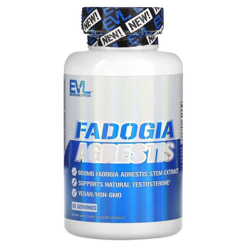 EVLution Nutrition, Fadogia Agrestis, 600 mg, 30 Veggie Capsules