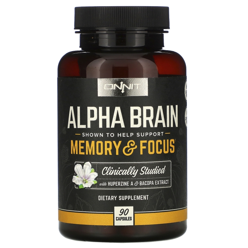 Onnit, Alpha Brain, 90 Capsules