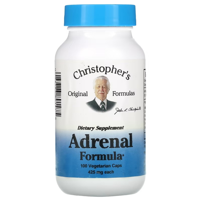 Christopher's Original Formulas, Adrenal Formula, 425 mg, 100 Vegetarian Caps