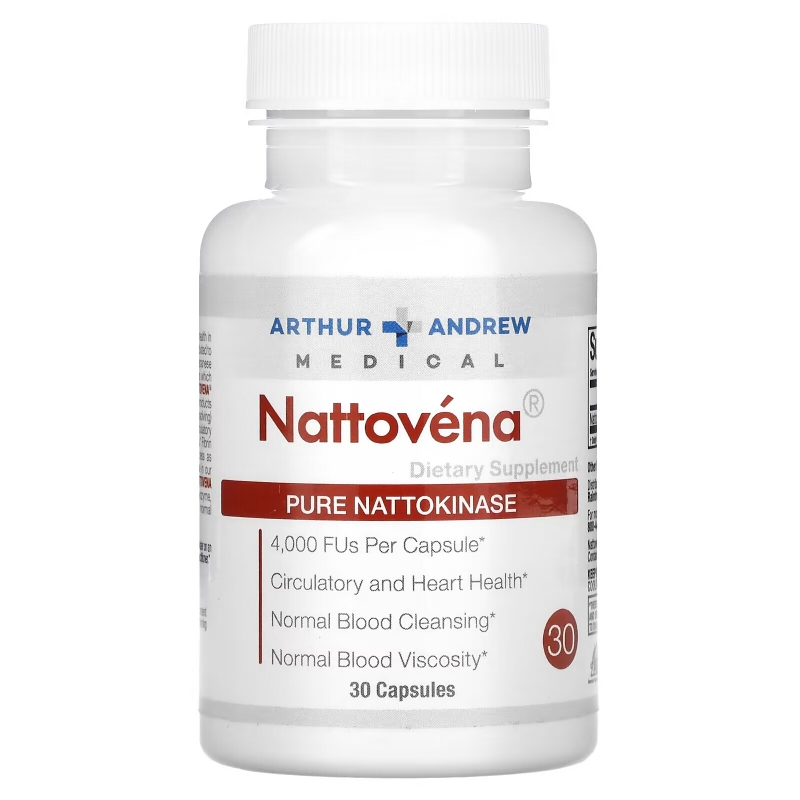 Arthur Andrew Medical Nattovena Pure Nattokinase 4000 FU 30 Capsules