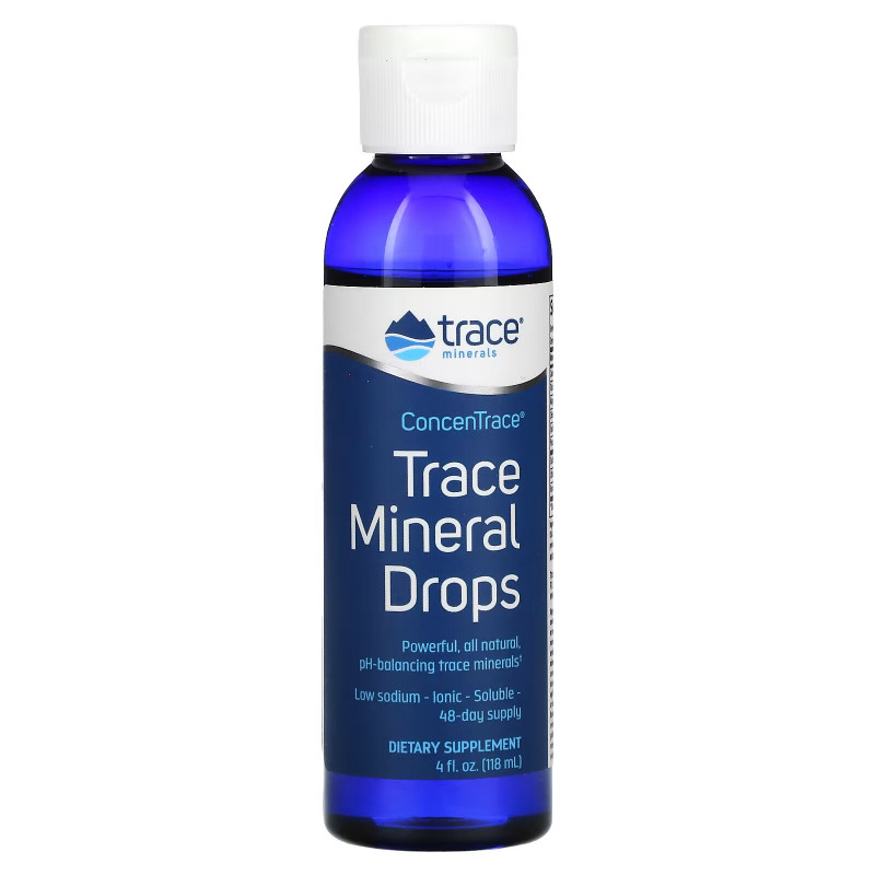 Trace Minerals Research Liquimins ConcenTrace микроэлементы в каплях 4 жидких унций (118 мл)