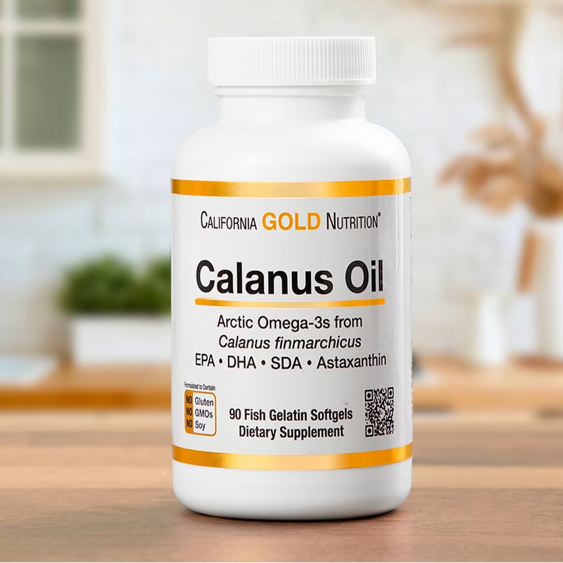 California Gold Nutrition, Calanus Oil, 500 mg, 90 Fish Gelatin Softgels